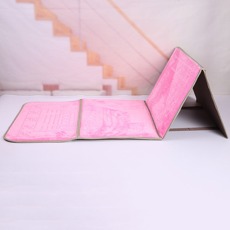 Muslim Prayer Rug With Flannel Embossing